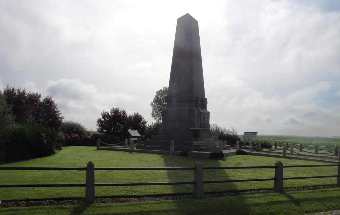 The memorial of the 3rd Australian Division of Sailly-le-Sec
